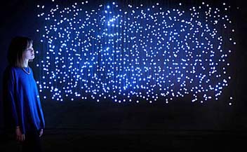 Light Show at Hayward Gallery,  Southbank Centre 2013 . London . United Kingdom