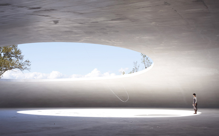 Teshima Art Museum . Ryue Nishizawa . Kagawa . Japan