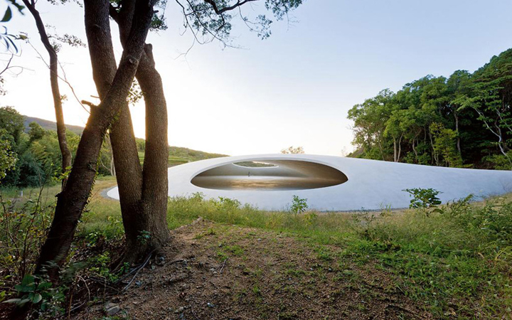 Teshima Art Museum . Ryue Nishizawa . Kagawa . Japan