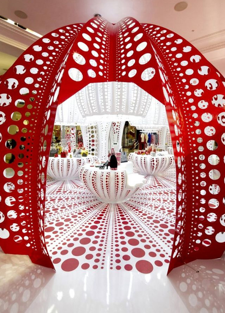 Louis Vuitton . London . Yayoi Kusama . Marc Fornes