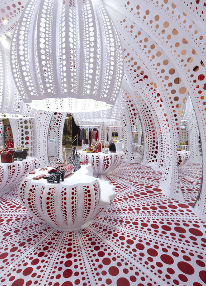 Louis Vuitton . London . Yayoi Kusama . Marc Fornes