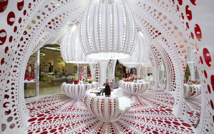 Louis Vuitton . London . Yayoi Kusama . Marc Fornes