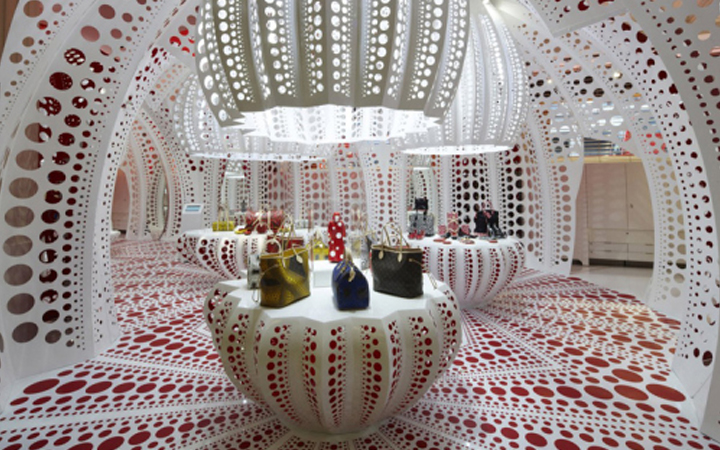 Louis Vuitton . London . Yayoi Kusama . Marc Fornes