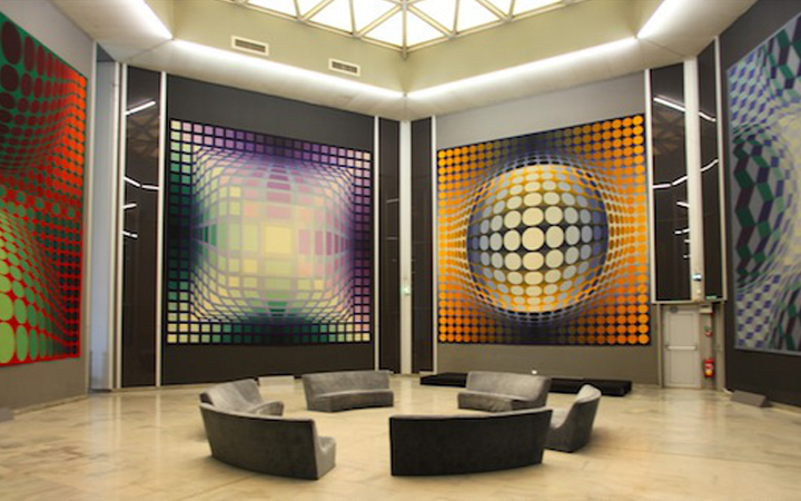 Victor Vasarely . Fondation . Aix en Provence . France