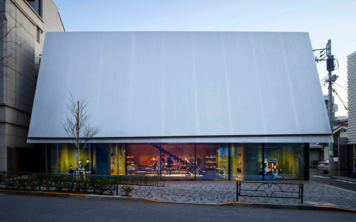 Miu Miu Tokyo store . Herzog & De Meuron