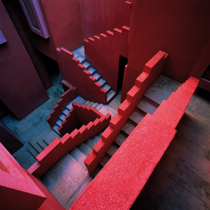 Muralla Roja . Ricardo Bofill . Alicante . Spain