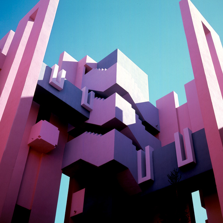 Muralla Roja . Ricardo Bofill . Alicante . Spain